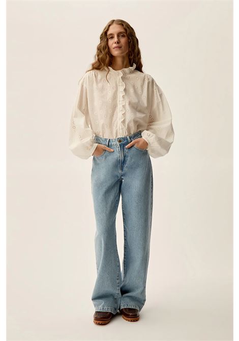 DES PETIT HAUTS - Blouse Satine Ecru Des Petits Hauts |  | 1E250486ECRU